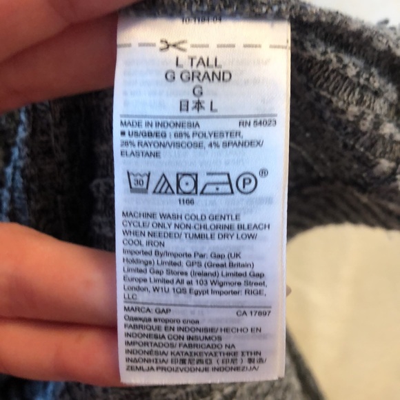 Women’s grey sweater dress size tall L - Picture 7 of 7